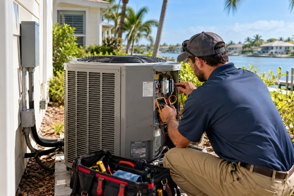 residential air conditioning service in Sanibel